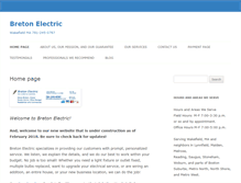 Tablet Screenshot of bretonelectric.com